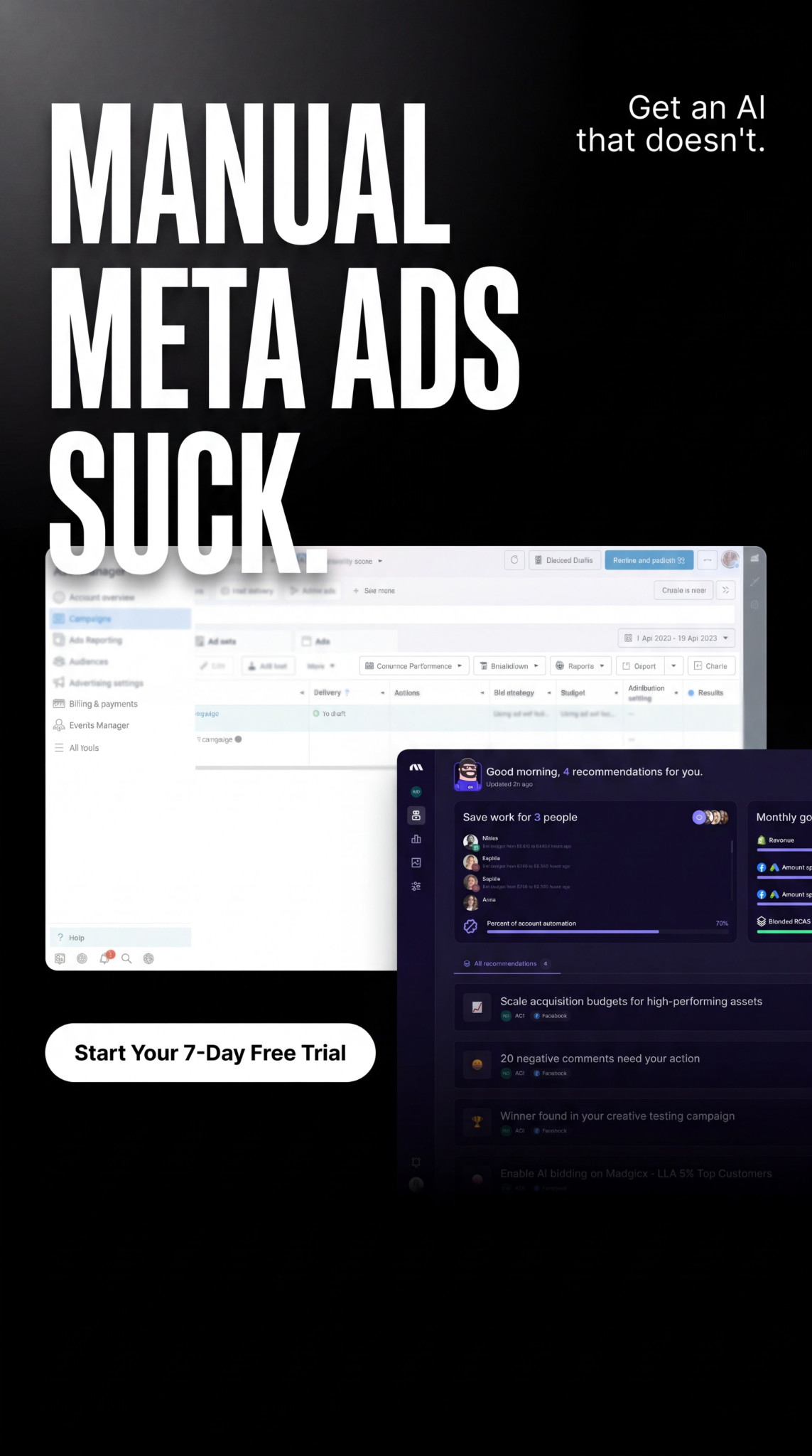 madgicx.com Facebook ad