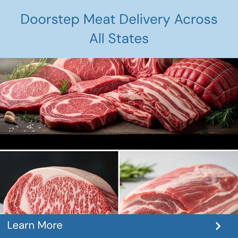 SmartSearches Trendy Facebook ad: Doorstep Meat Delivery Across All States!