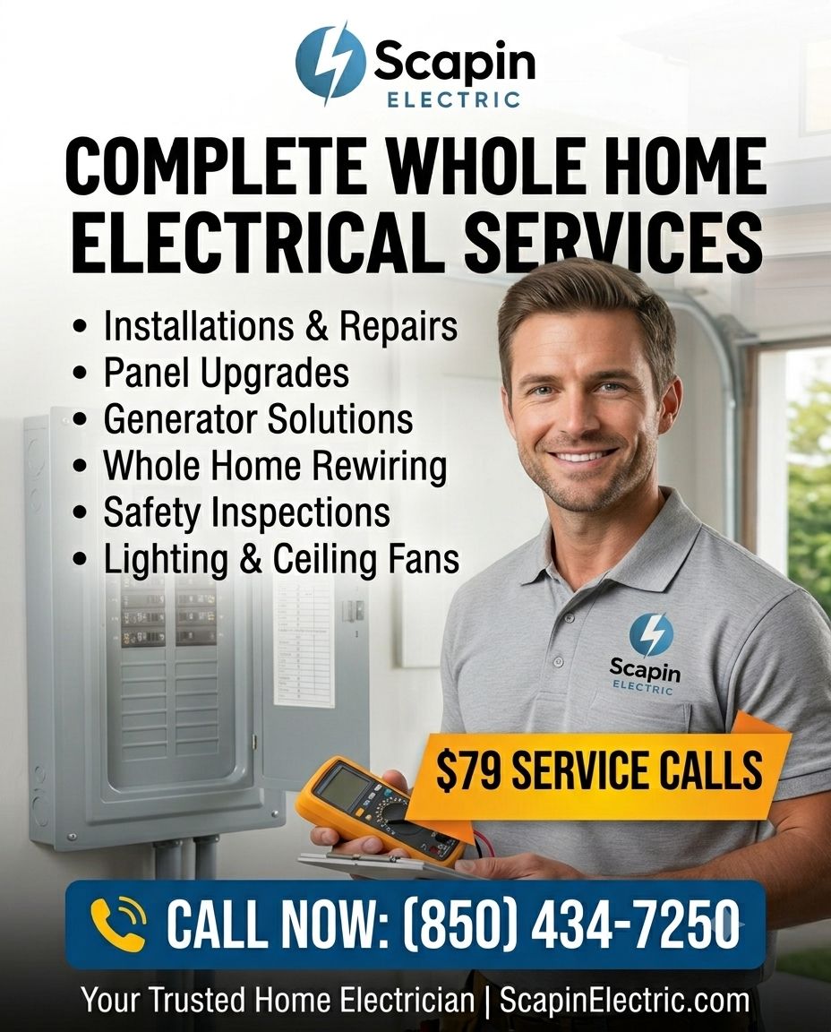 Scapin Electric Company Facebook ad