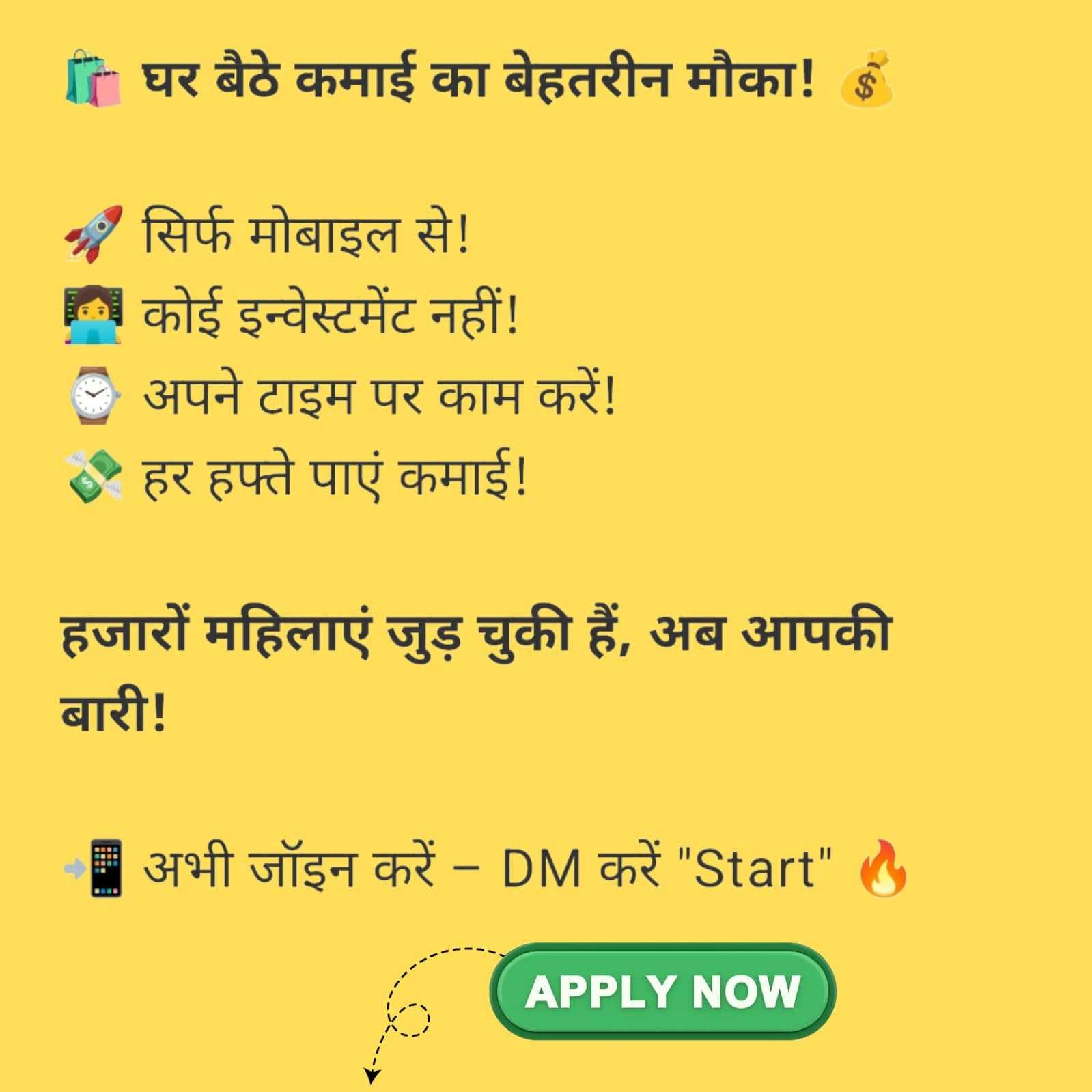 Prachi Bharti Facebook ad: Attention Housewife! This Is Your Chance!