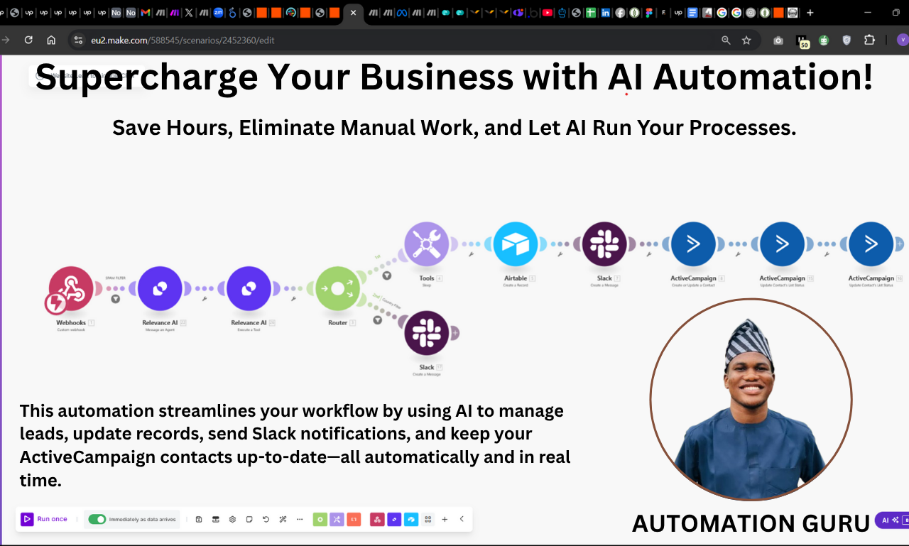 Business Automation Expert Facebook ad