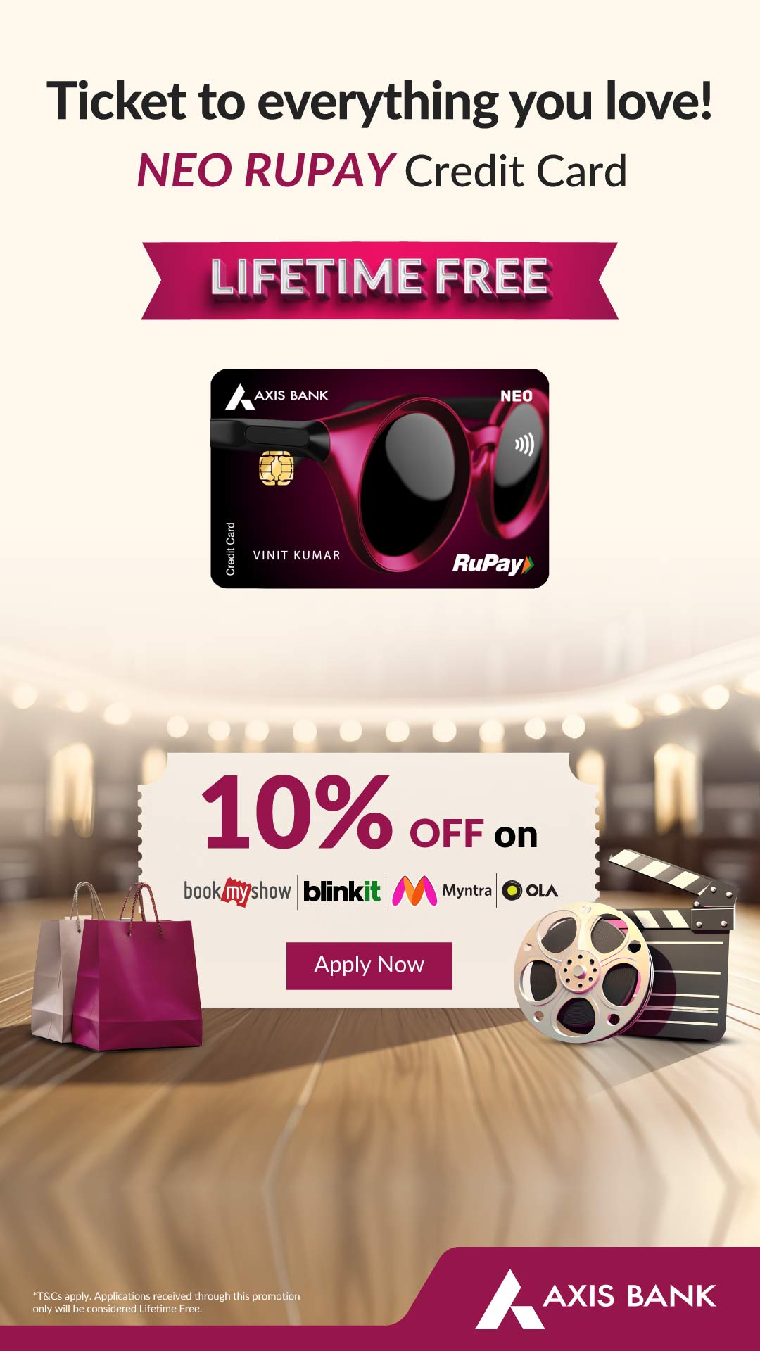 Axis Bank Facebook ad