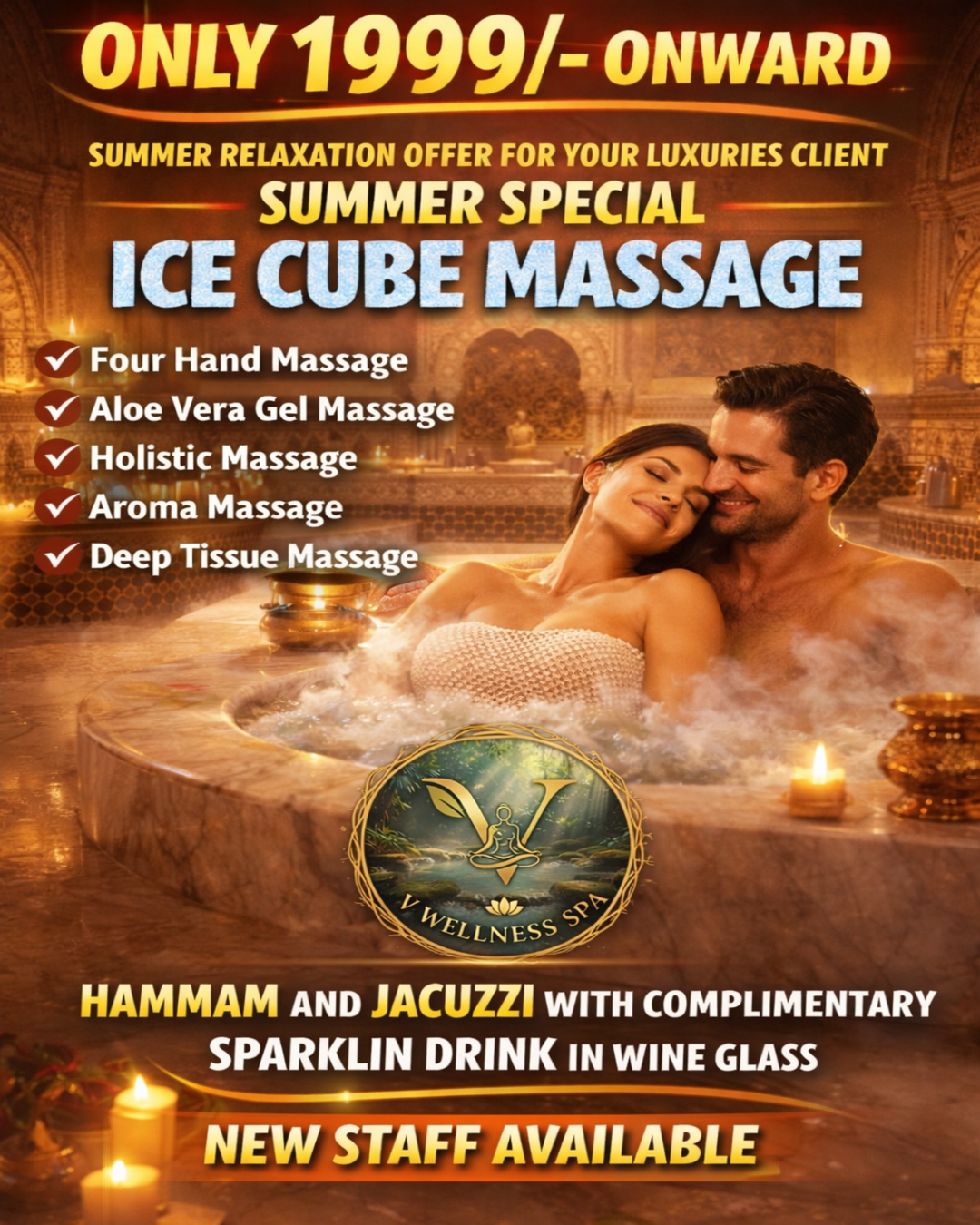 V wellness sanpada spa Facebook ad from Apr 8, 2026