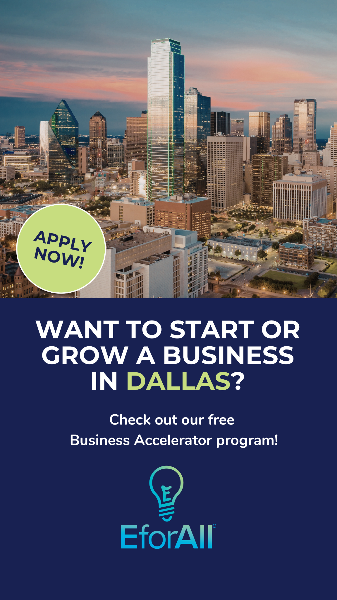 Entrepreneurship for All - EforAll Facebook ad from Jun 15, 2026