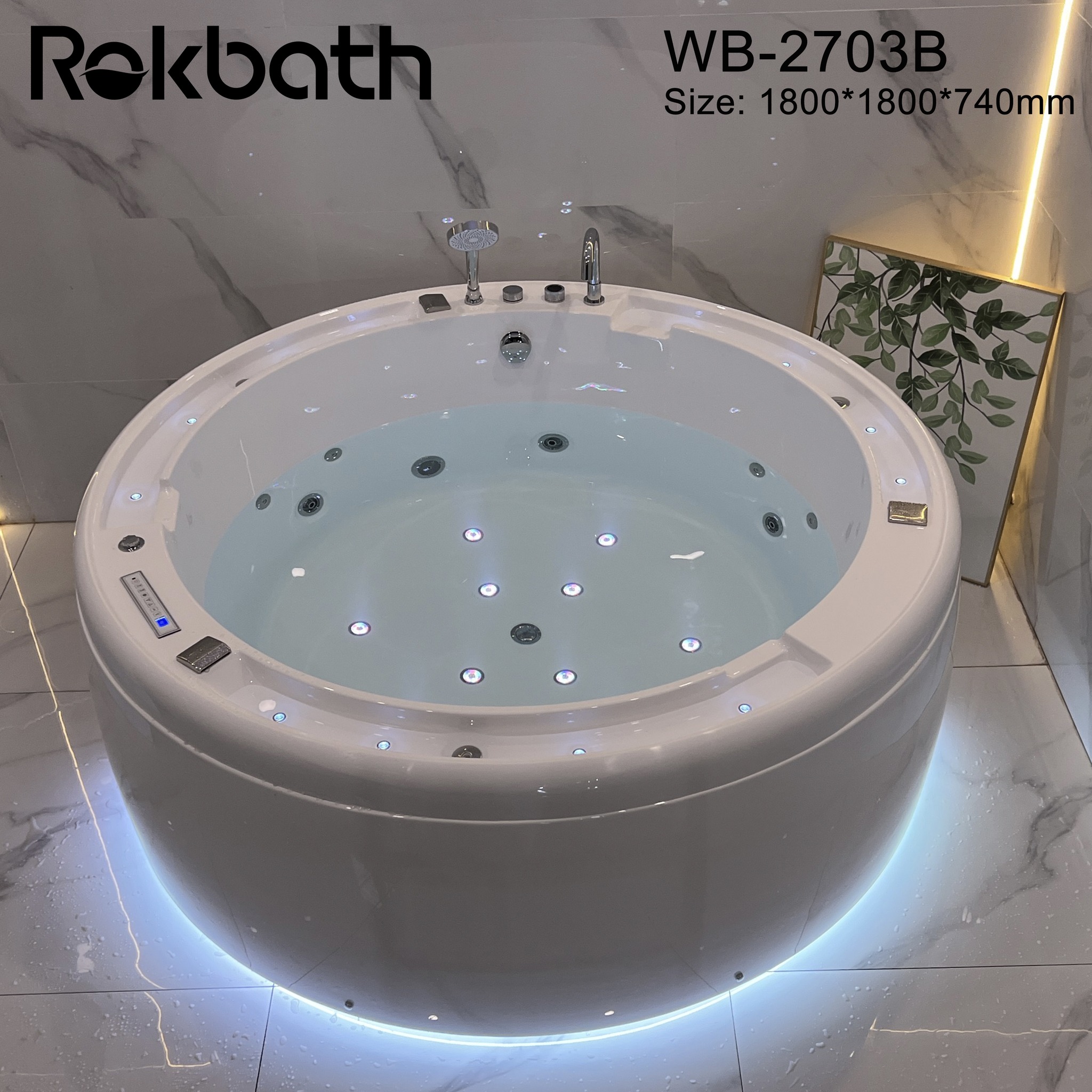Rokbath Home Facebook ad: 18-year trusted ODM/OEM factory in Foshan, China