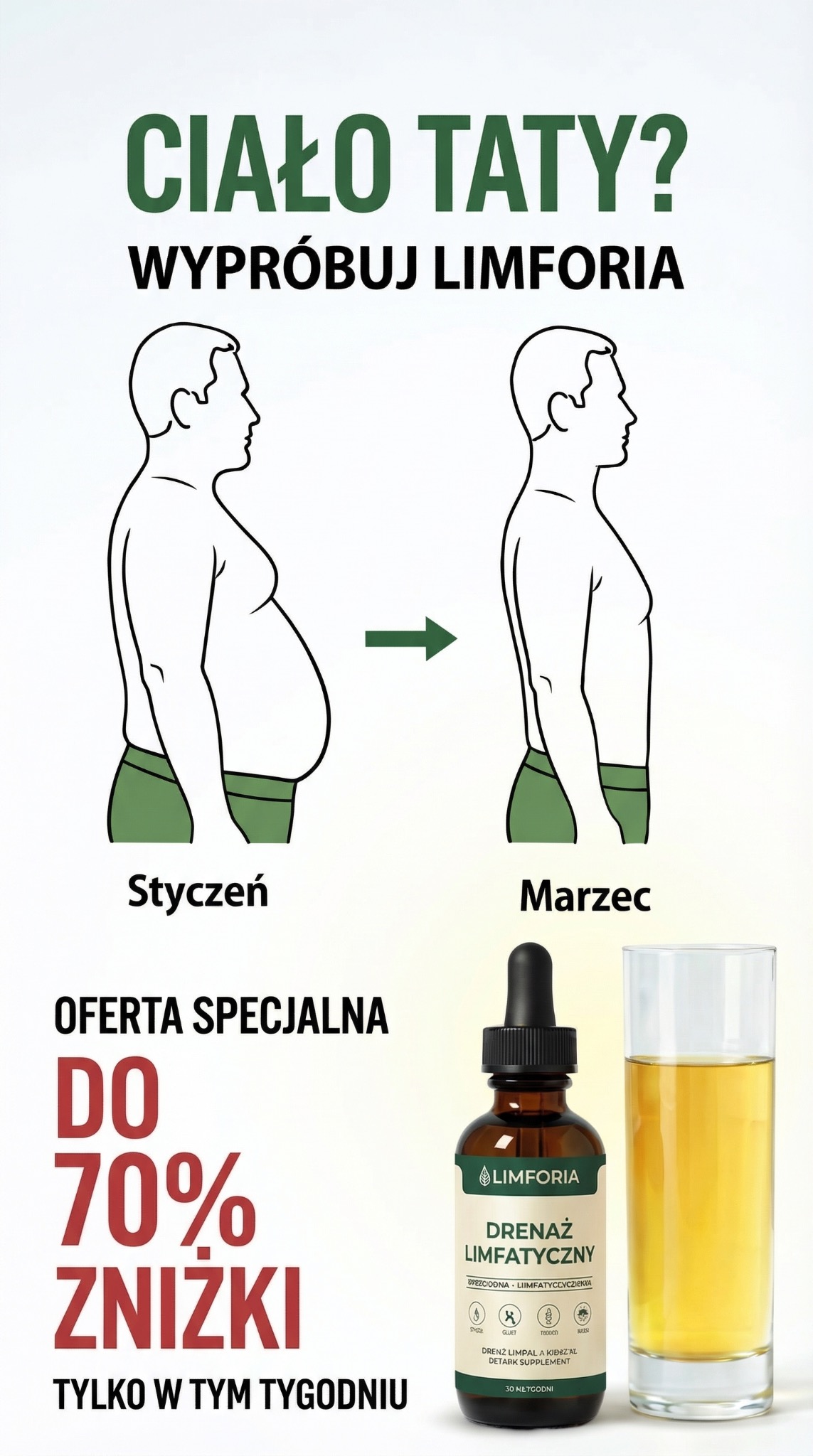 Lek. Marta Sonewska Facebook ad: Pożegnaj brzuch, poczuj lekkość z Limforia