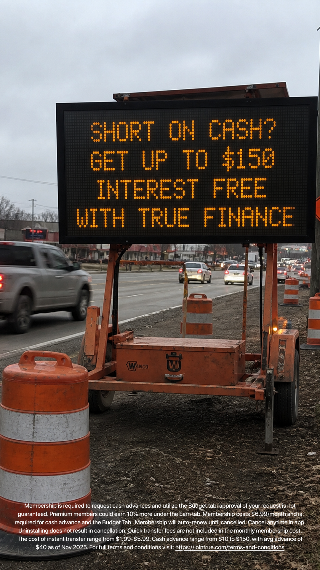 True Finance  Facebook ad