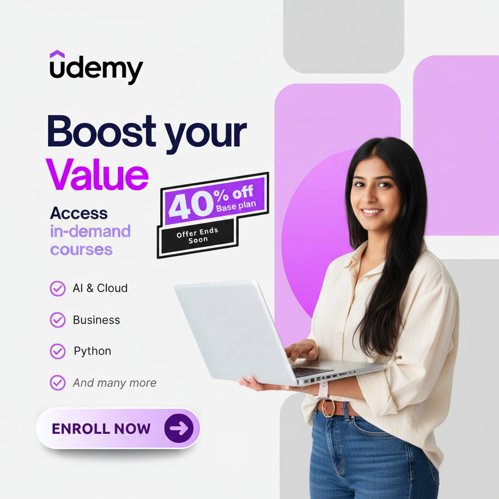 Udemy Facebook ad