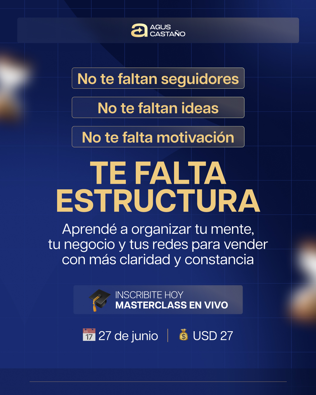 aguscastano.mkt Facebook ad: De la improvisación a la venta