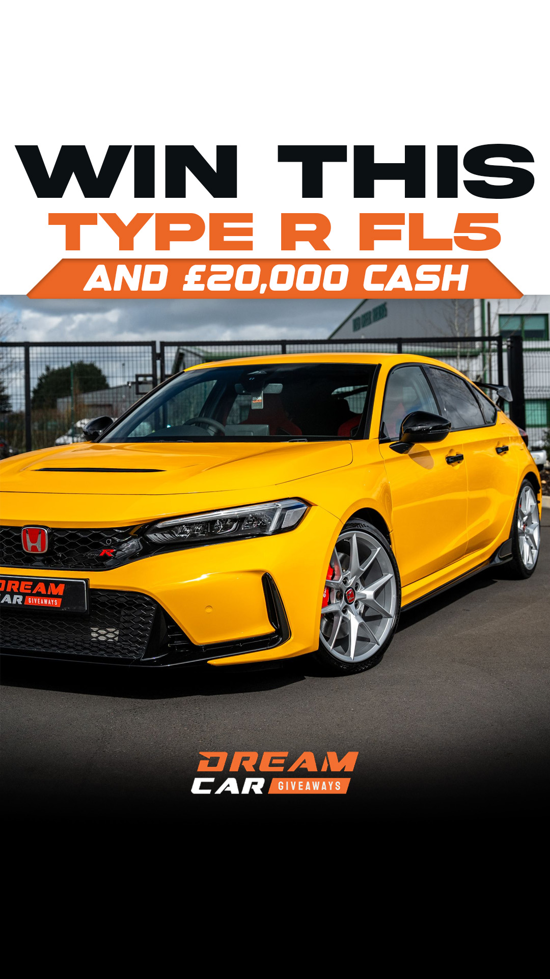 Dream Car Giveaways Facebook ad