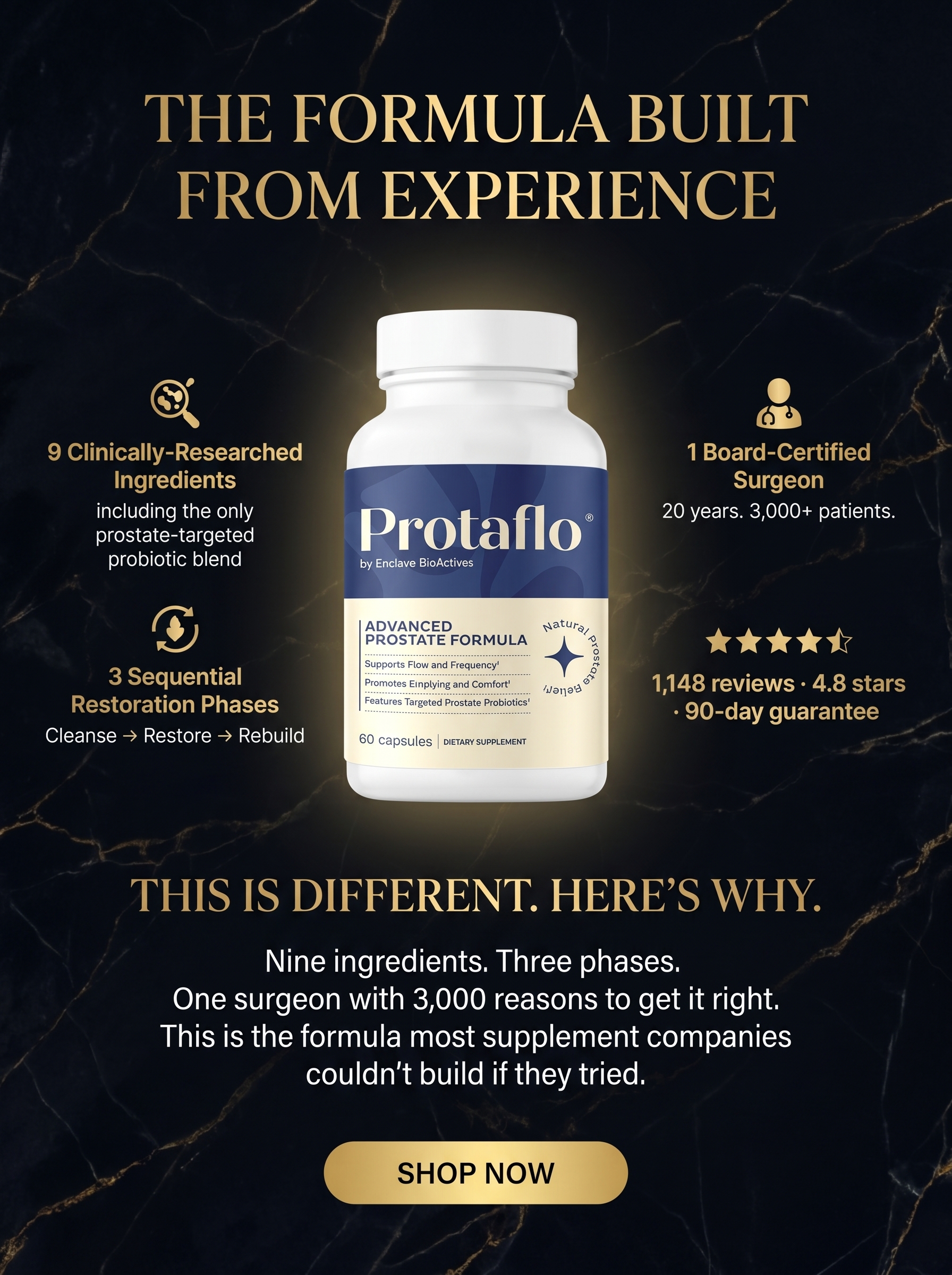 Protaflo Facebook ad