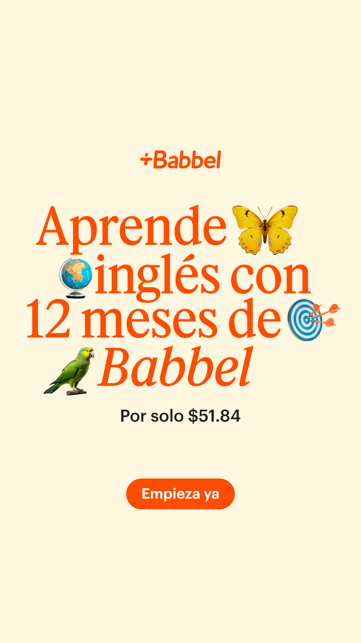 Babbel Facebook ad