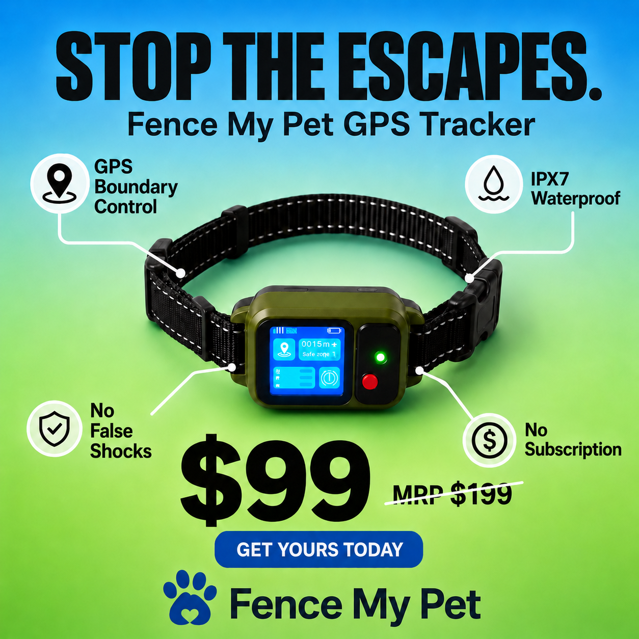 Fence My Pet Facebook ad