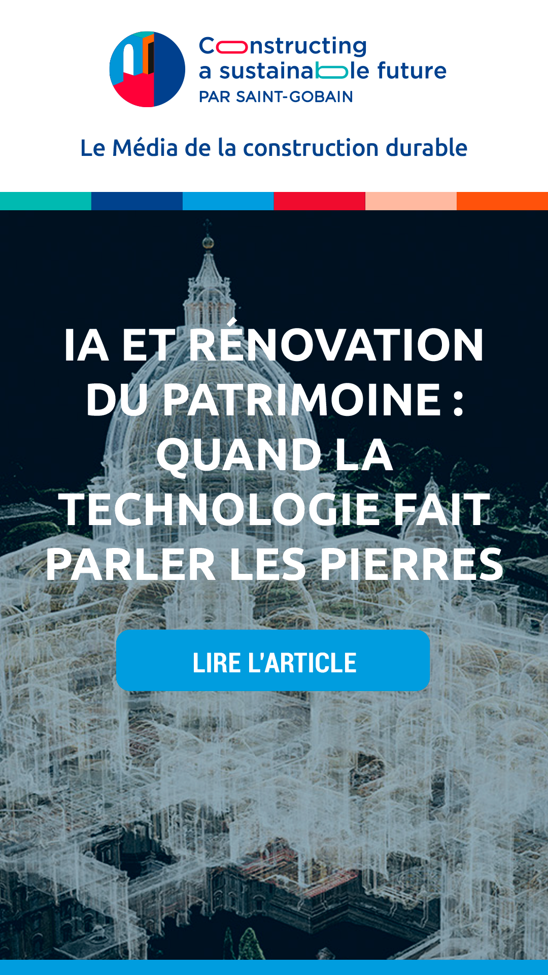 Saint-Gobain Facebook ad from Nov 22, 2025