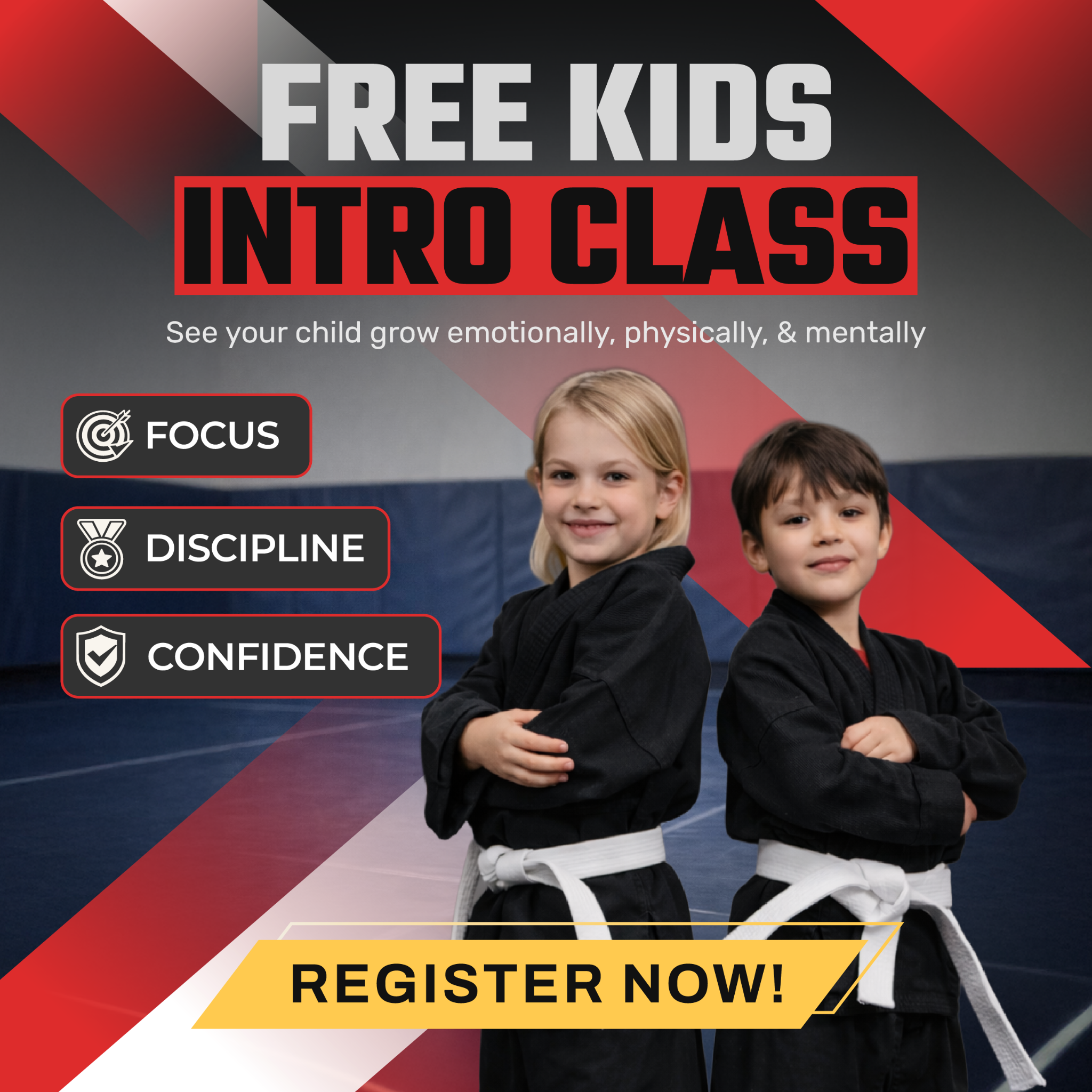 Hotshot Athletic Martial Arts Facebook ad