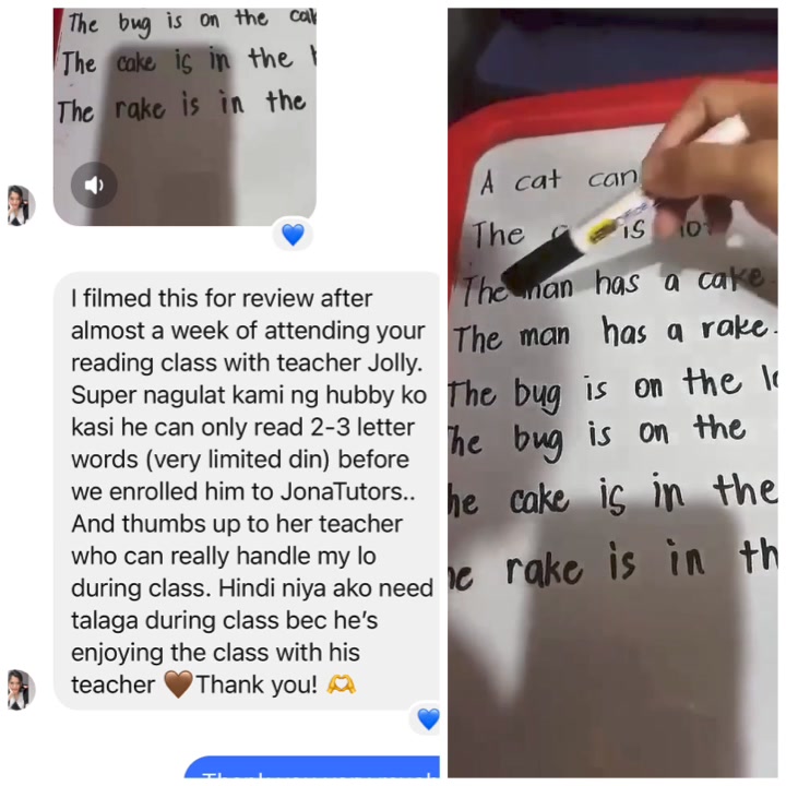 JonaTutors' Online Tutoring Services Facebook ad: Our student who just turned 4 years old…