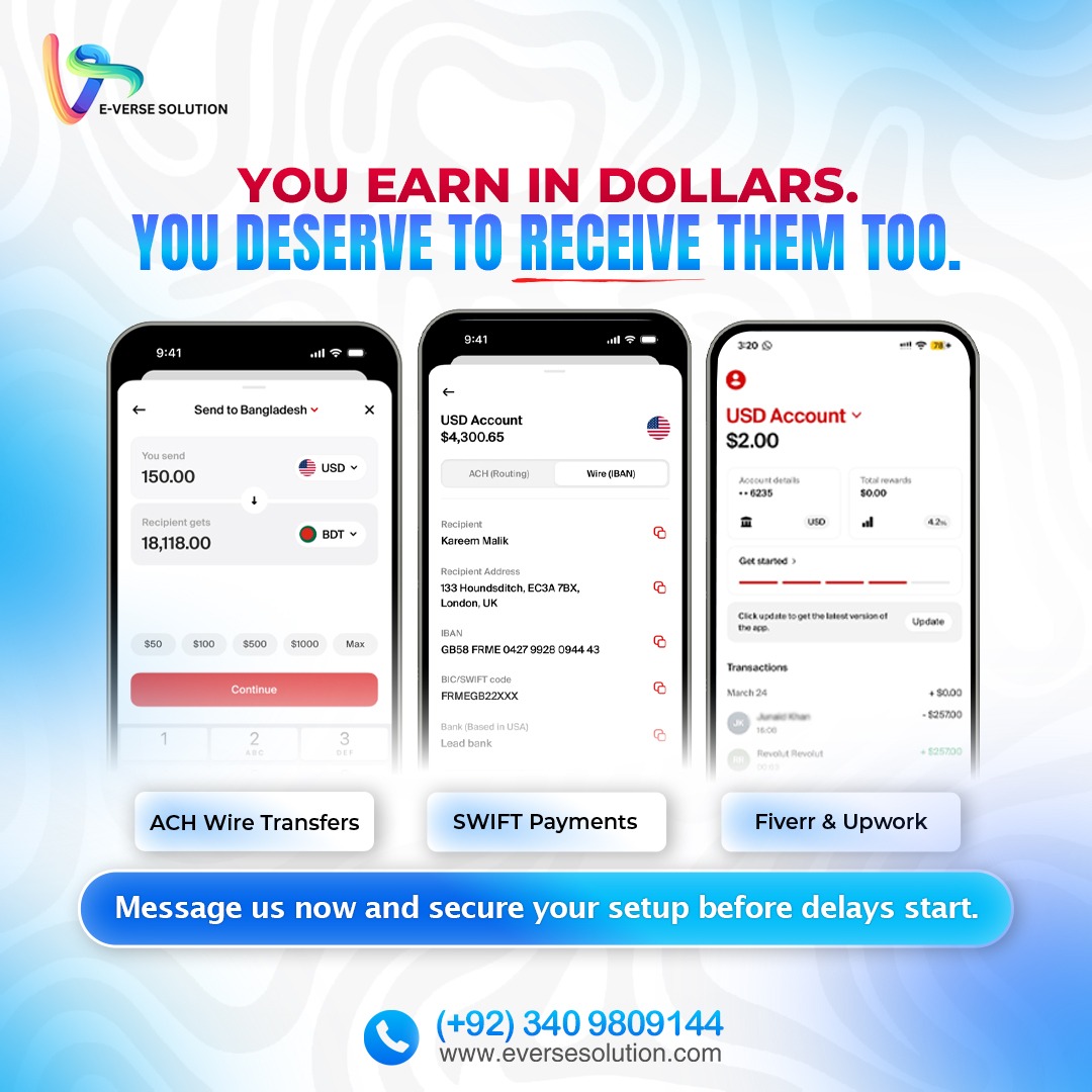 E-Verse Solutions Facebook ad: 𝗬𝗼𝘂 𝗲𝗮𝗿𝗻 𝗶𝗻 𝗱𝗼𝗹𝗹𝗮𝗿𝘀.