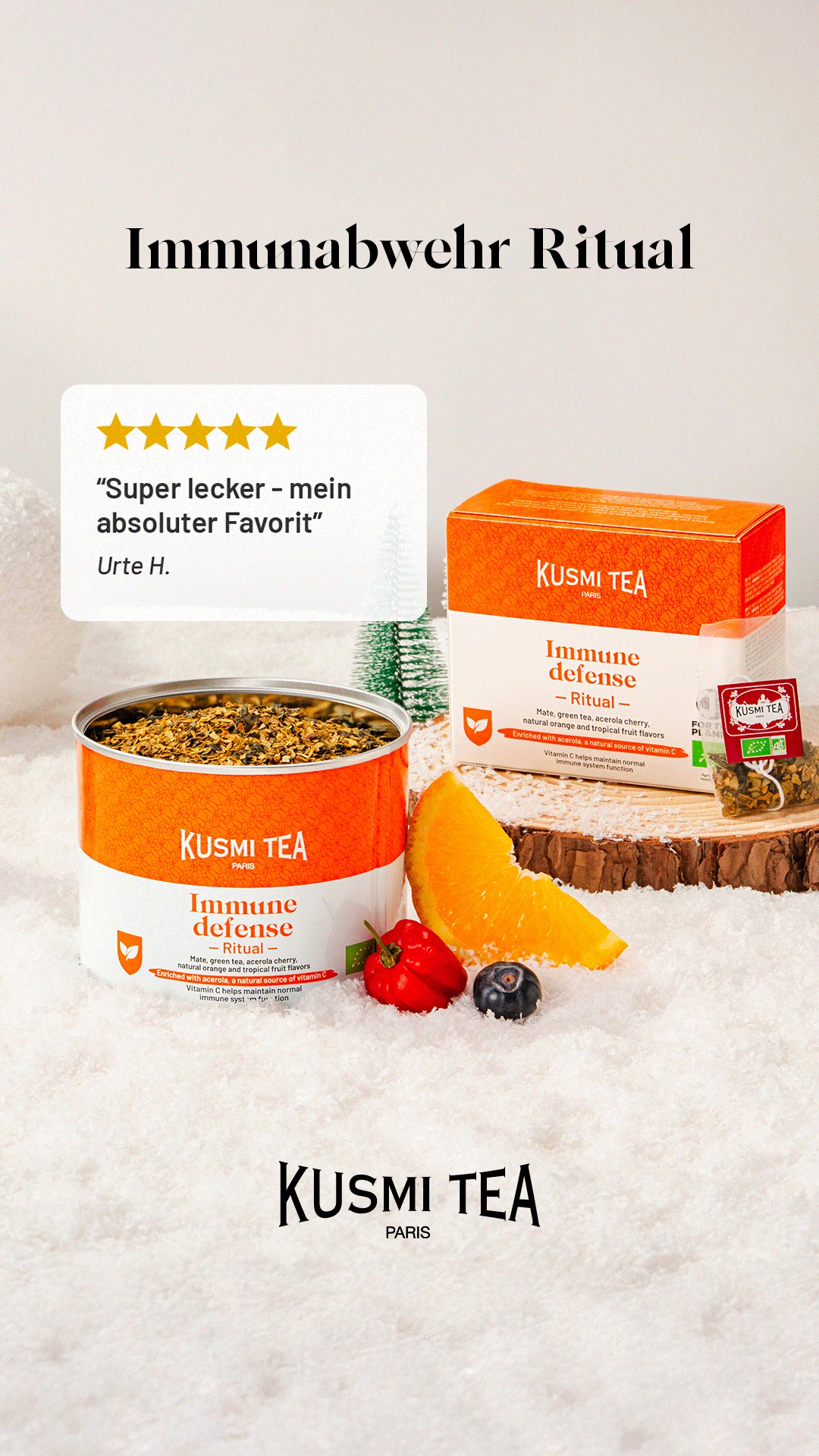 Kusmi Tea Facebook ad from Sep 17, 2026