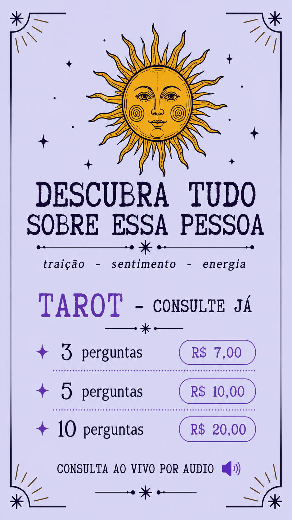Tarot da Luzia Facebook ad