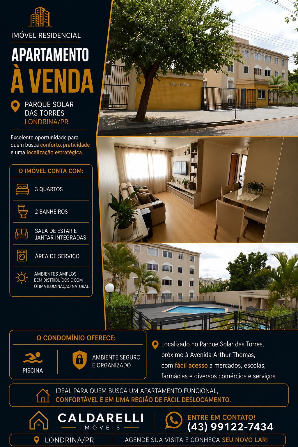 Caldarelli Imóveis Facebook ad from Jul 18, 2026