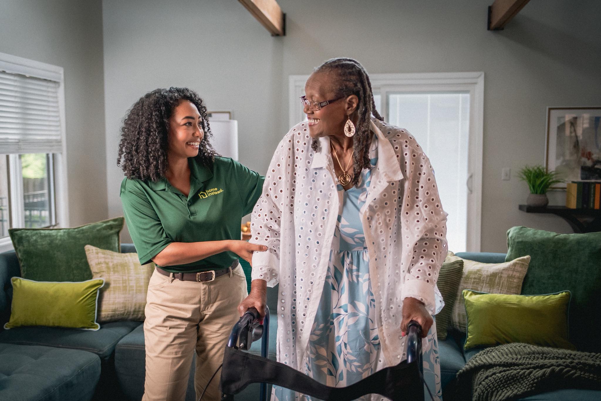 Home Instead Facebook ad: Find a Caregiver Job to Help Seniors in Houston, TX