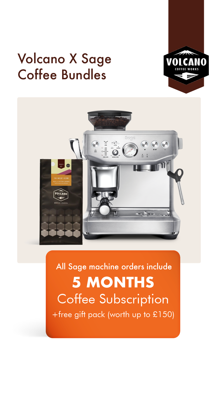 Volcano Coffee Works Facebook ad from Apr 27, 2026