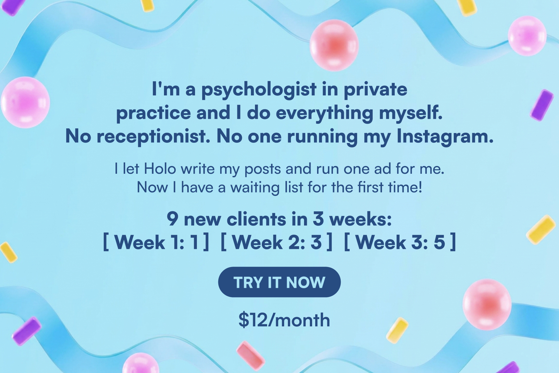Holo Facebook ad