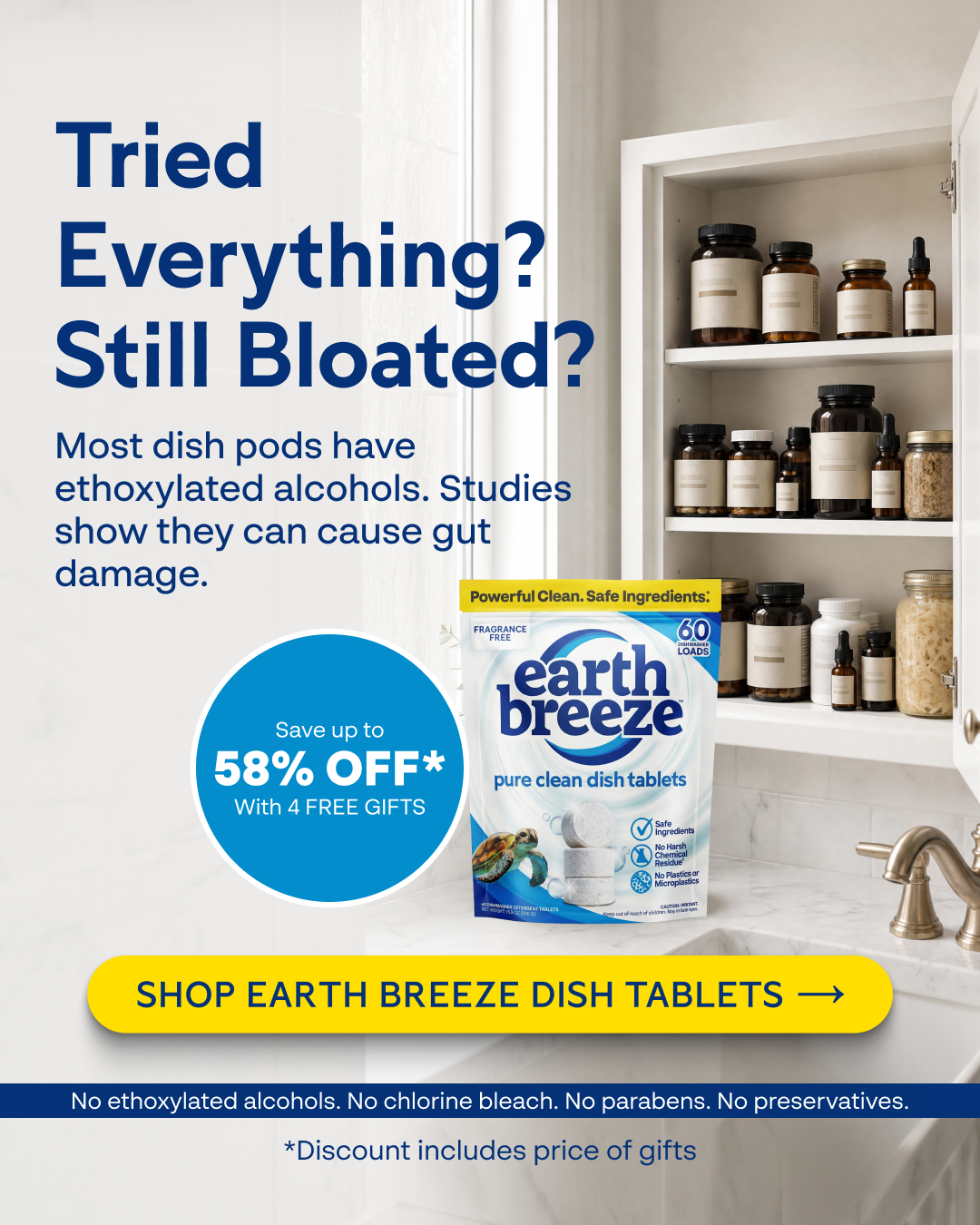 Earth Breeze Facebook ad