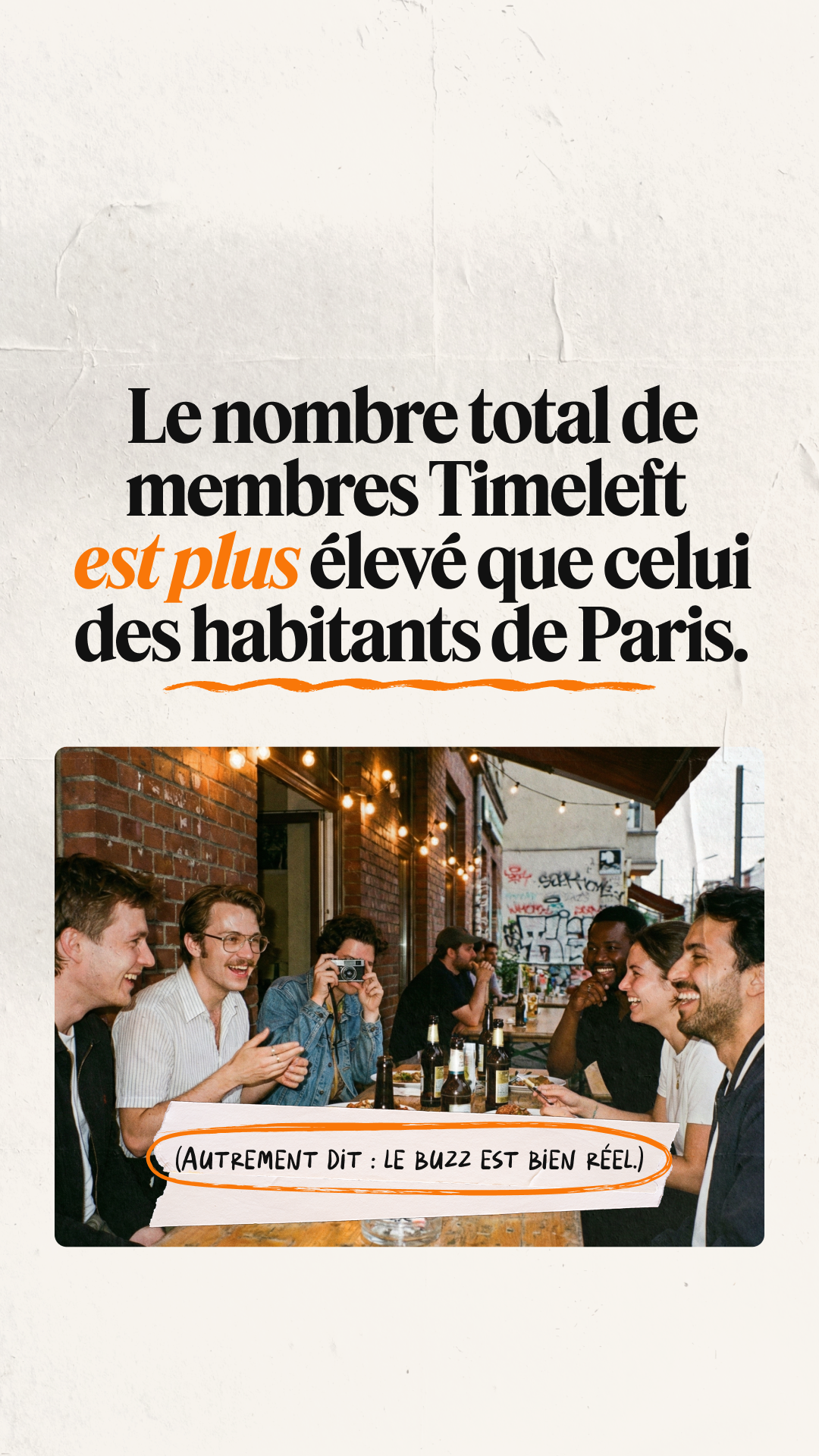Timeleft Facebook ad