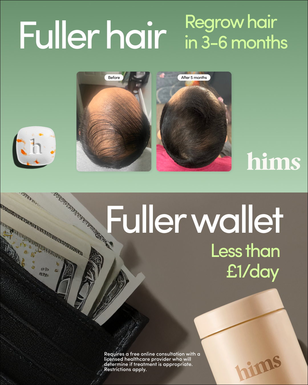 hims Facebook ad