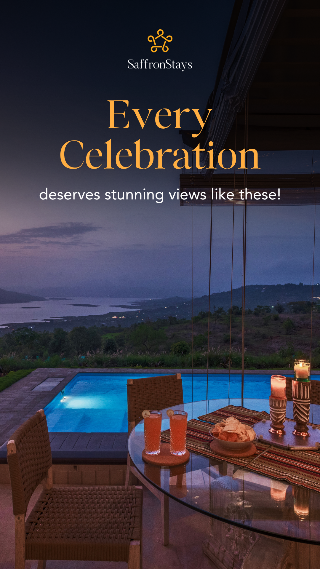 SaffronStays: Where Families Bond Facebook ad