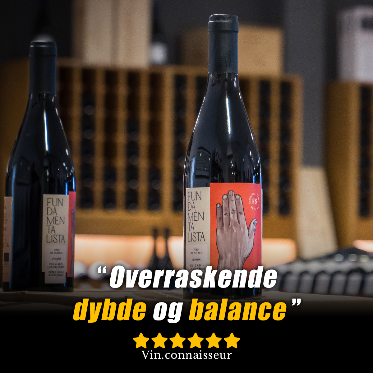 Jysk Vin Facebook ad: Fri fragt ved 6 fl. eller for over 699 kr.