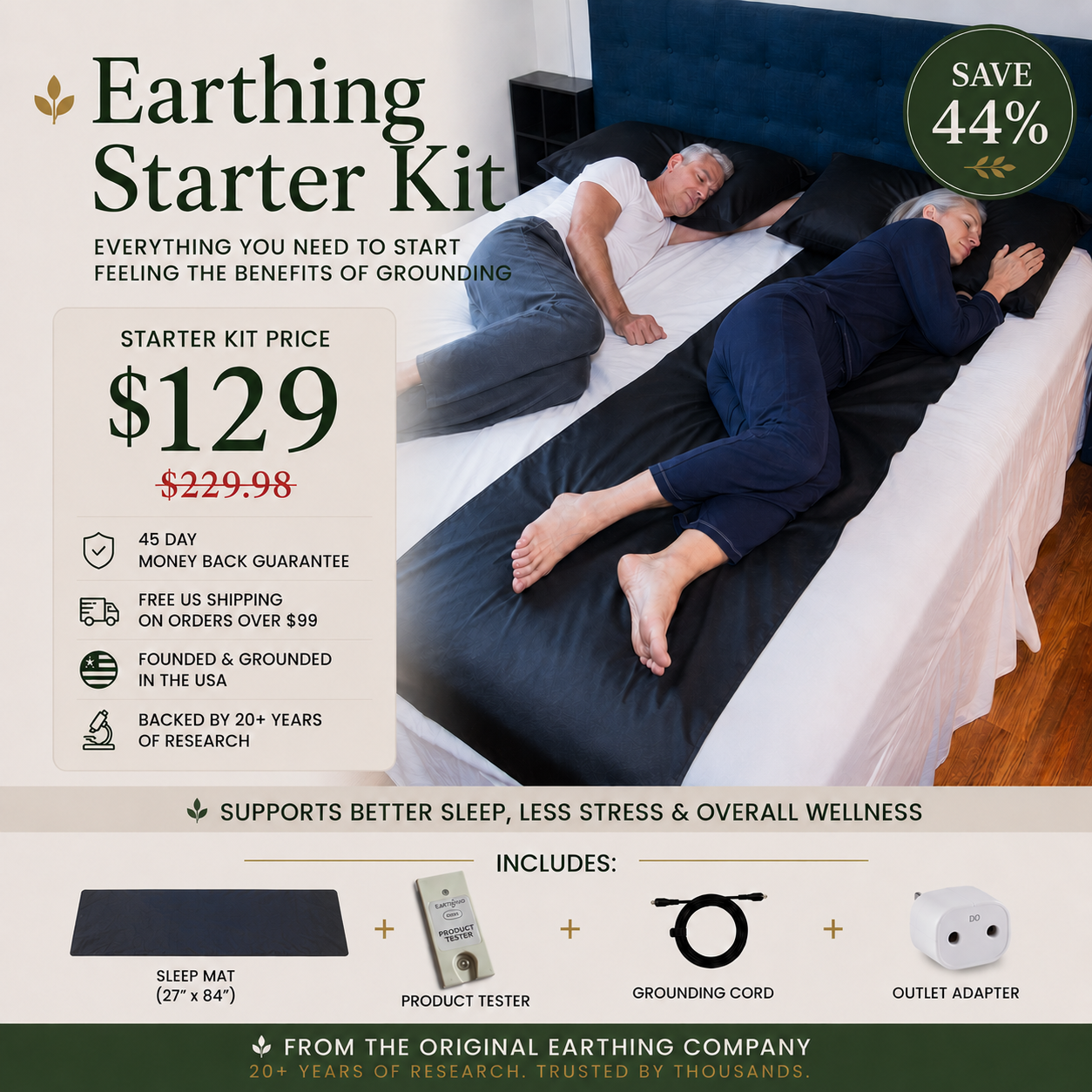 Earthing Facebook ad