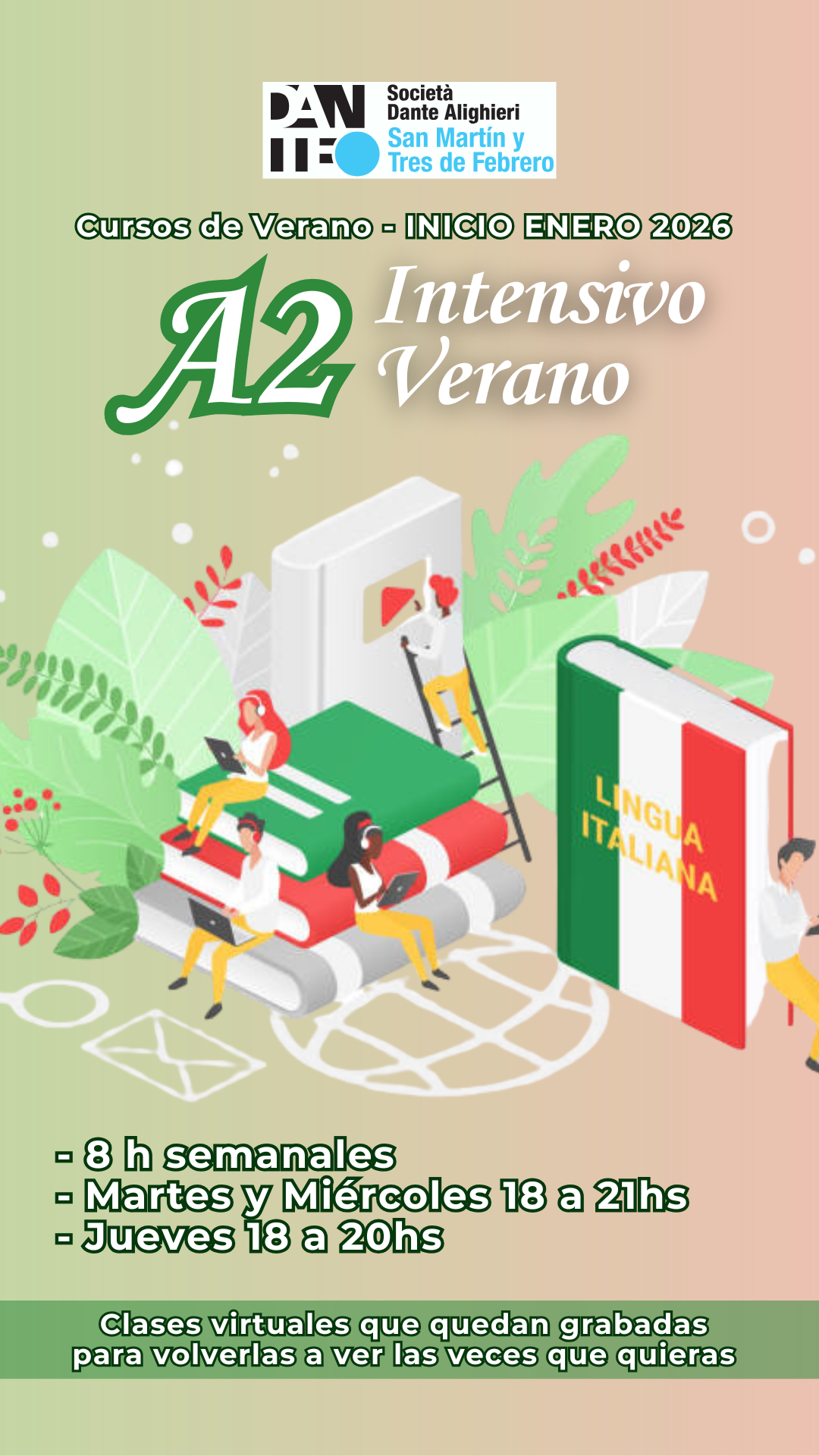 Dante Alighieri de San Martín y Tres de Febrero Facebook ad