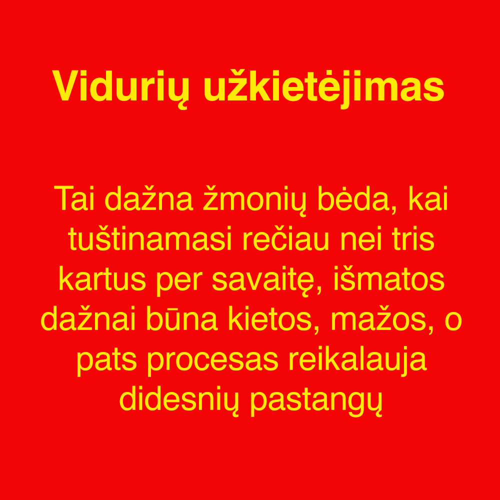 Mūsų sveikatos gerovė Facebook ad: Žarnyno judėjimui