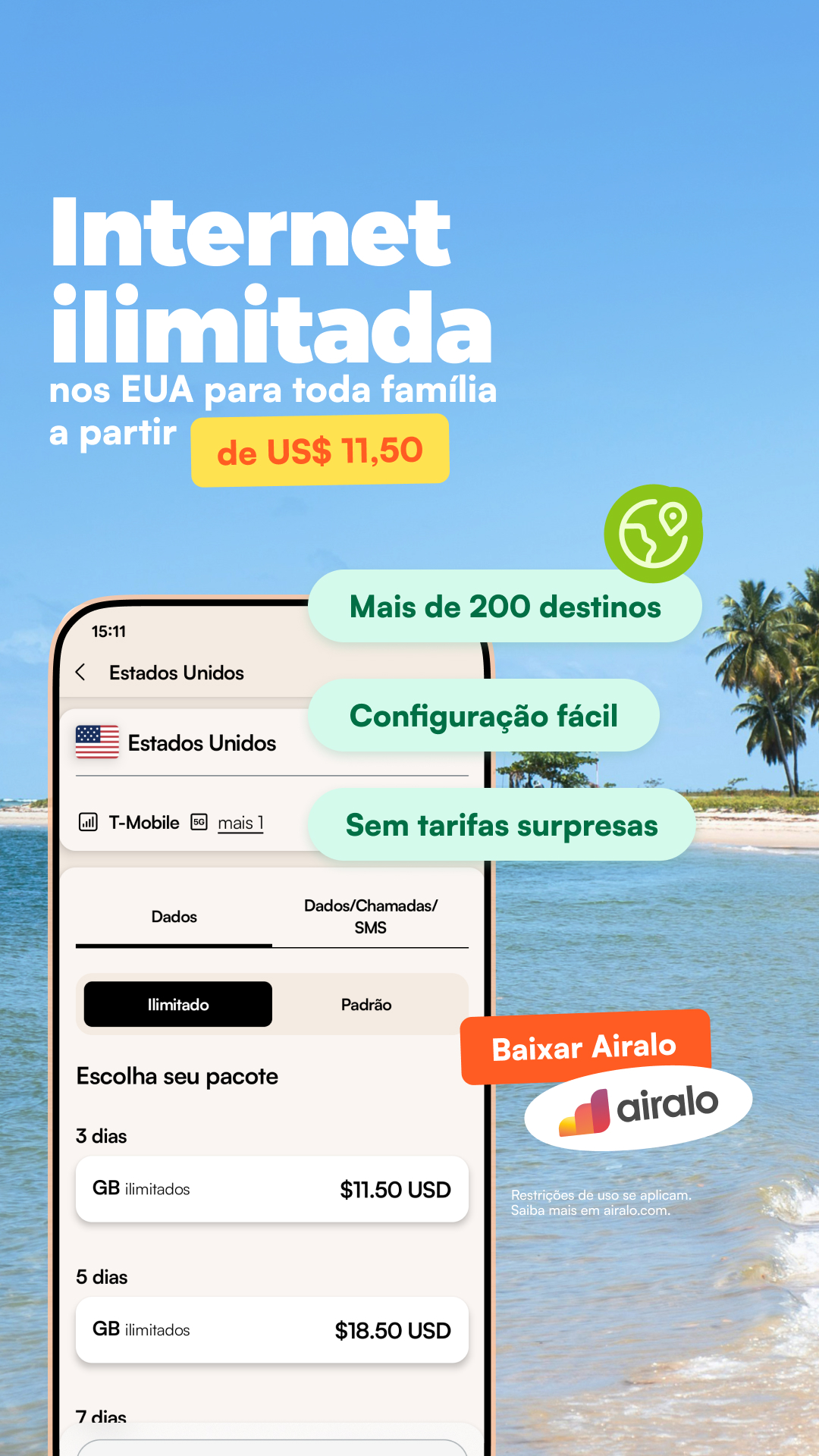 Airalo Global eSIM Store Facebook ad