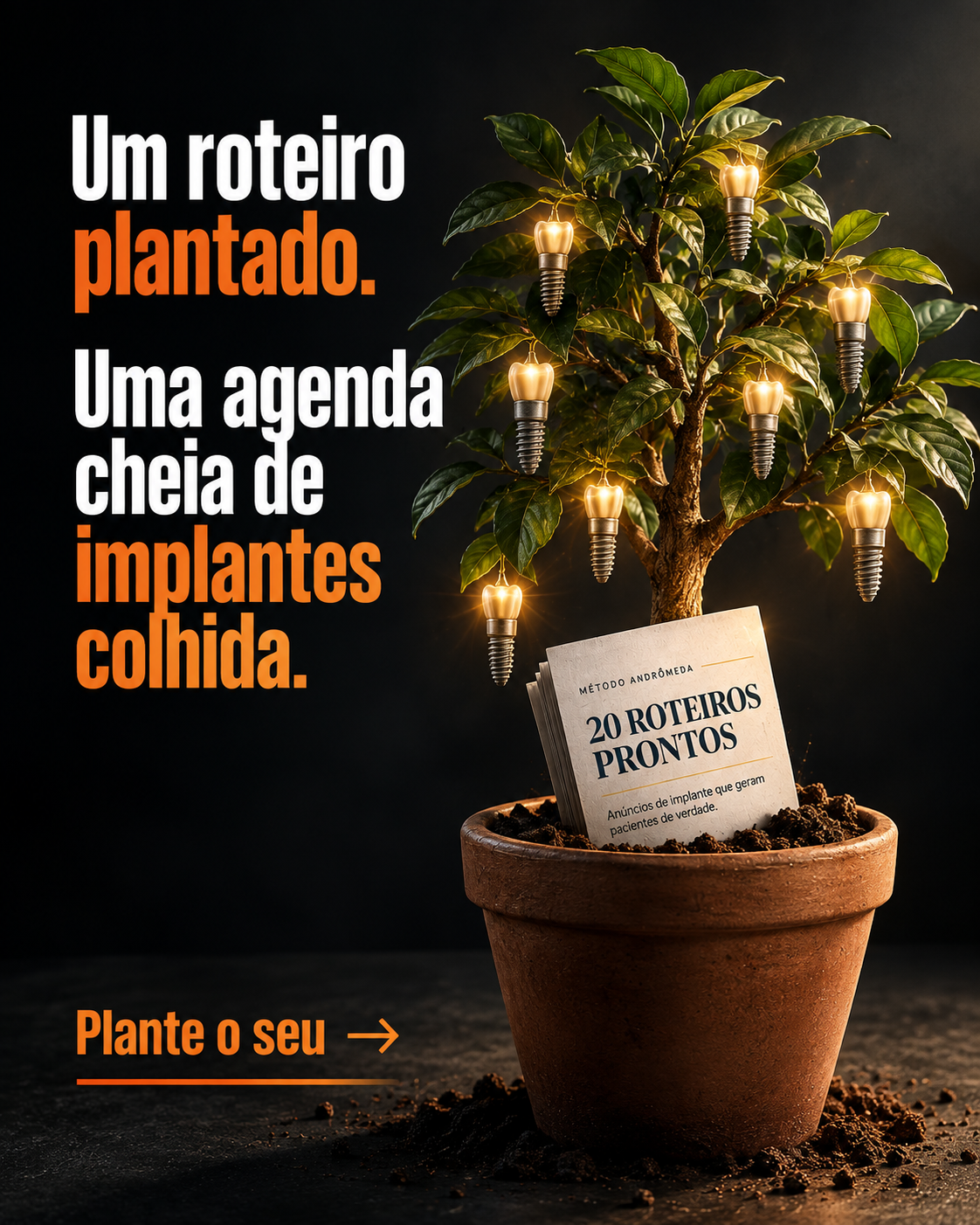 CrescePro - Marketing para Clínicas Odontológicas Facebook ad: Você não precisa plantar uma ideia nova toda vez que for…