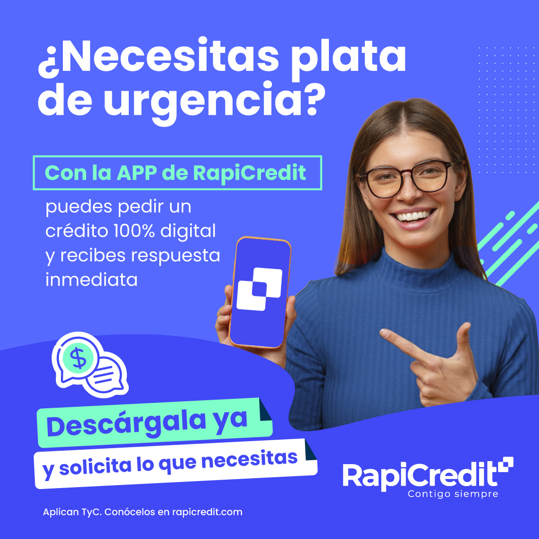 RapiCredit Préstamos en línea Colombia Facebook ad