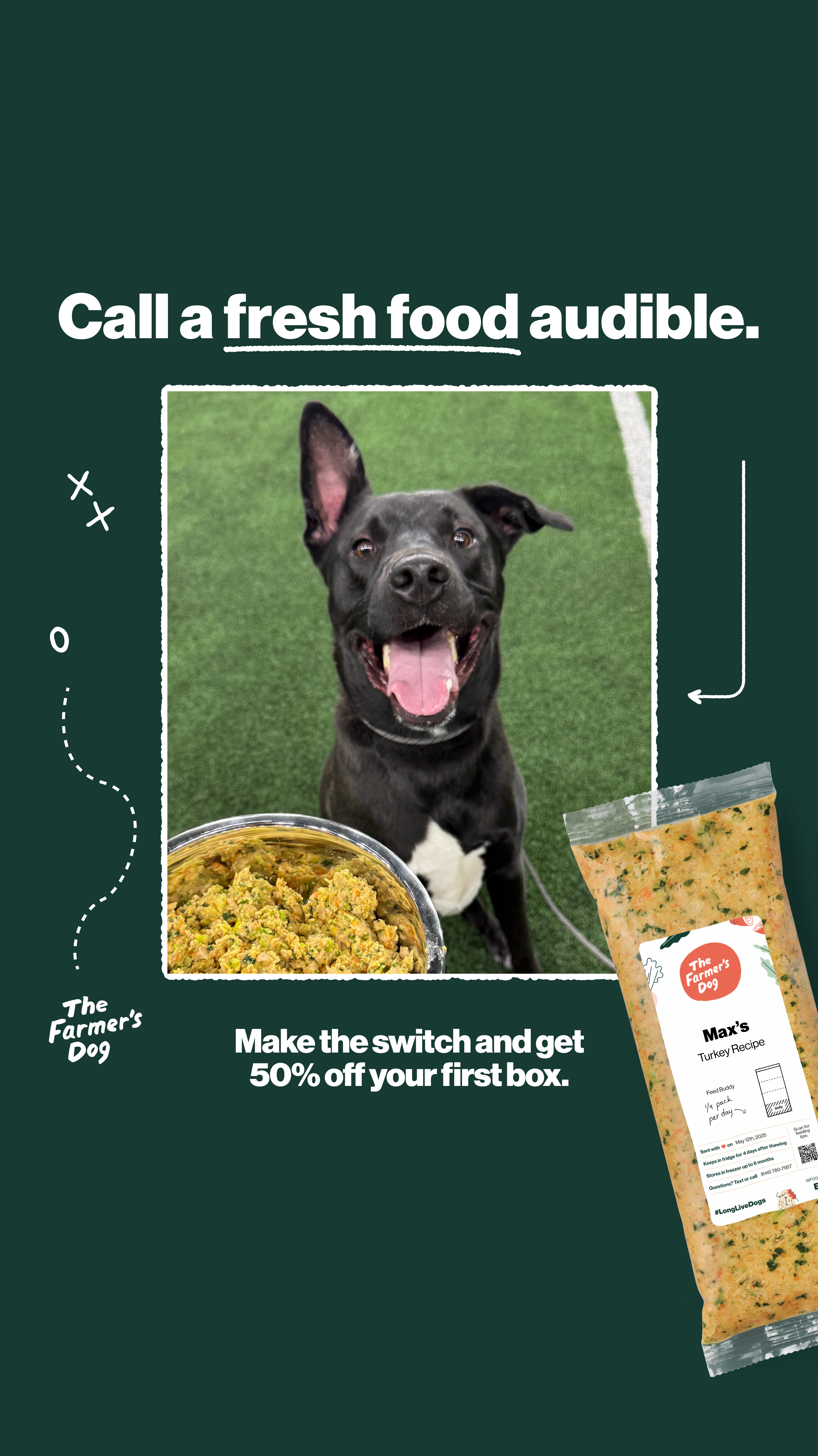 The Farmer's Dog Facebook ad