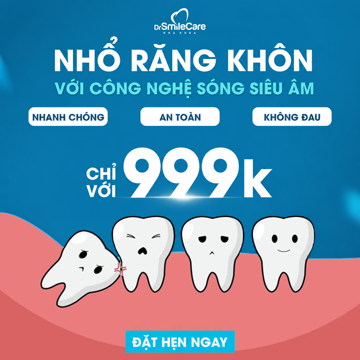 Dr Smile Care - Nha Khoa Thẩm Mỹ Facebook ad: Tư vấn và hẹn lịch ngay với bác sĩ
