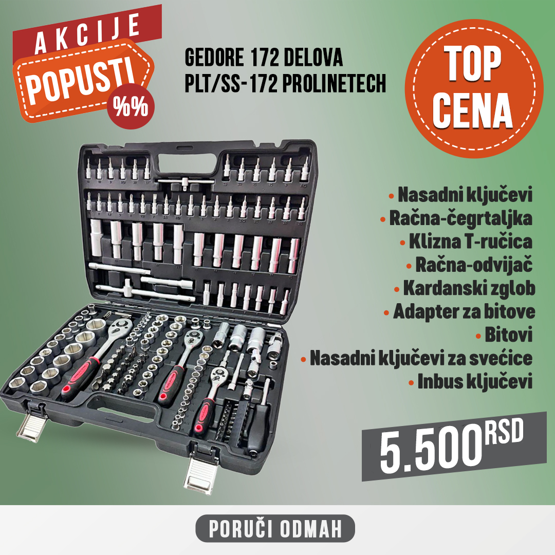 Akcije i popusti Facebook ad: Set gedora 172