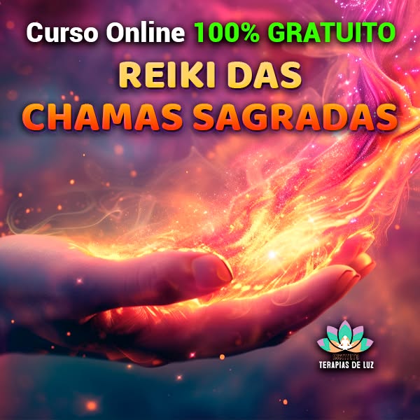 Terapias de Luz Facebook ad: Reiki das Chamas Sagradas
