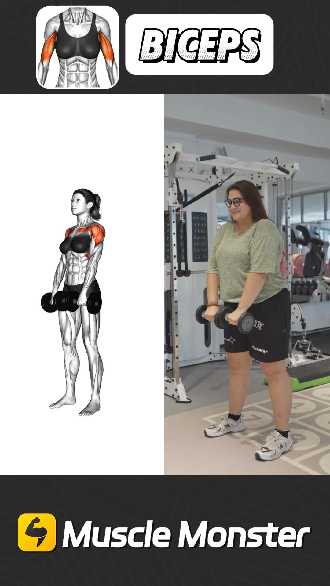 Muscle Monster App Facebook ad: Transform Yourself Now