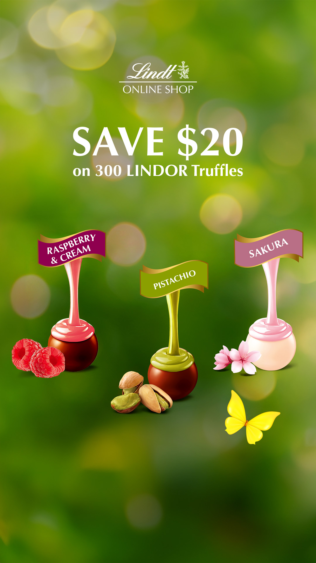 Lindt Facebook ad