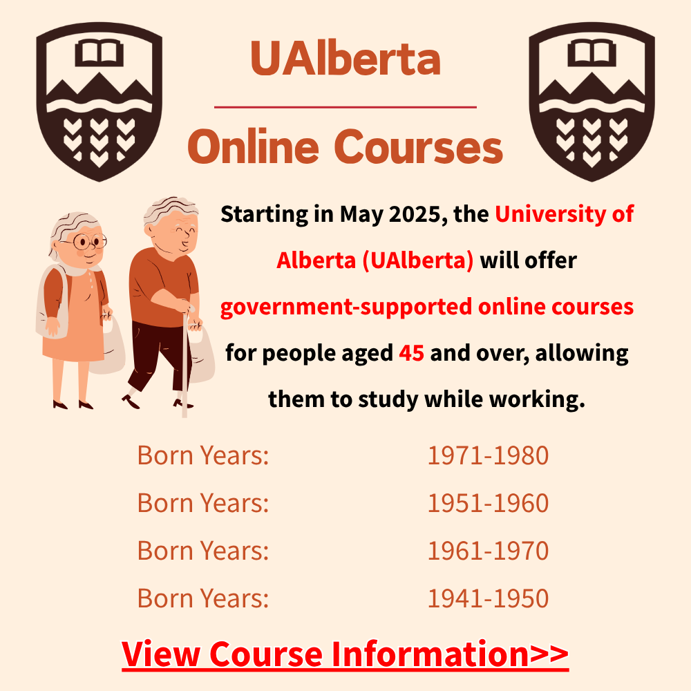 Adult Learning Guide Facebook ad: University of Alberta Online Course Guide: Flexible…