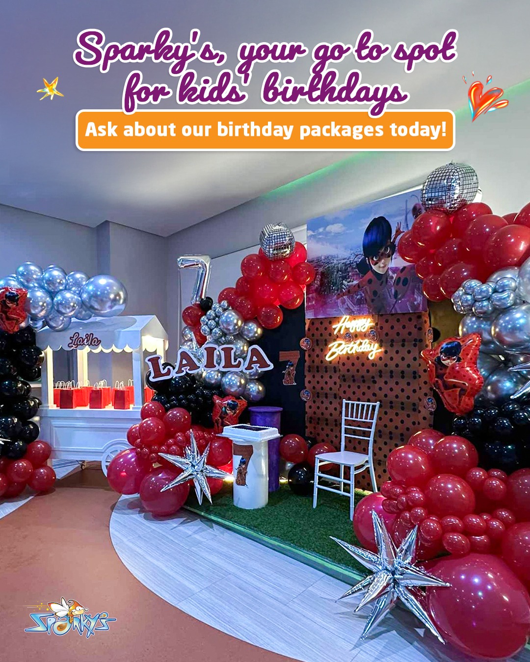 Sparkys UAE Facebook ad