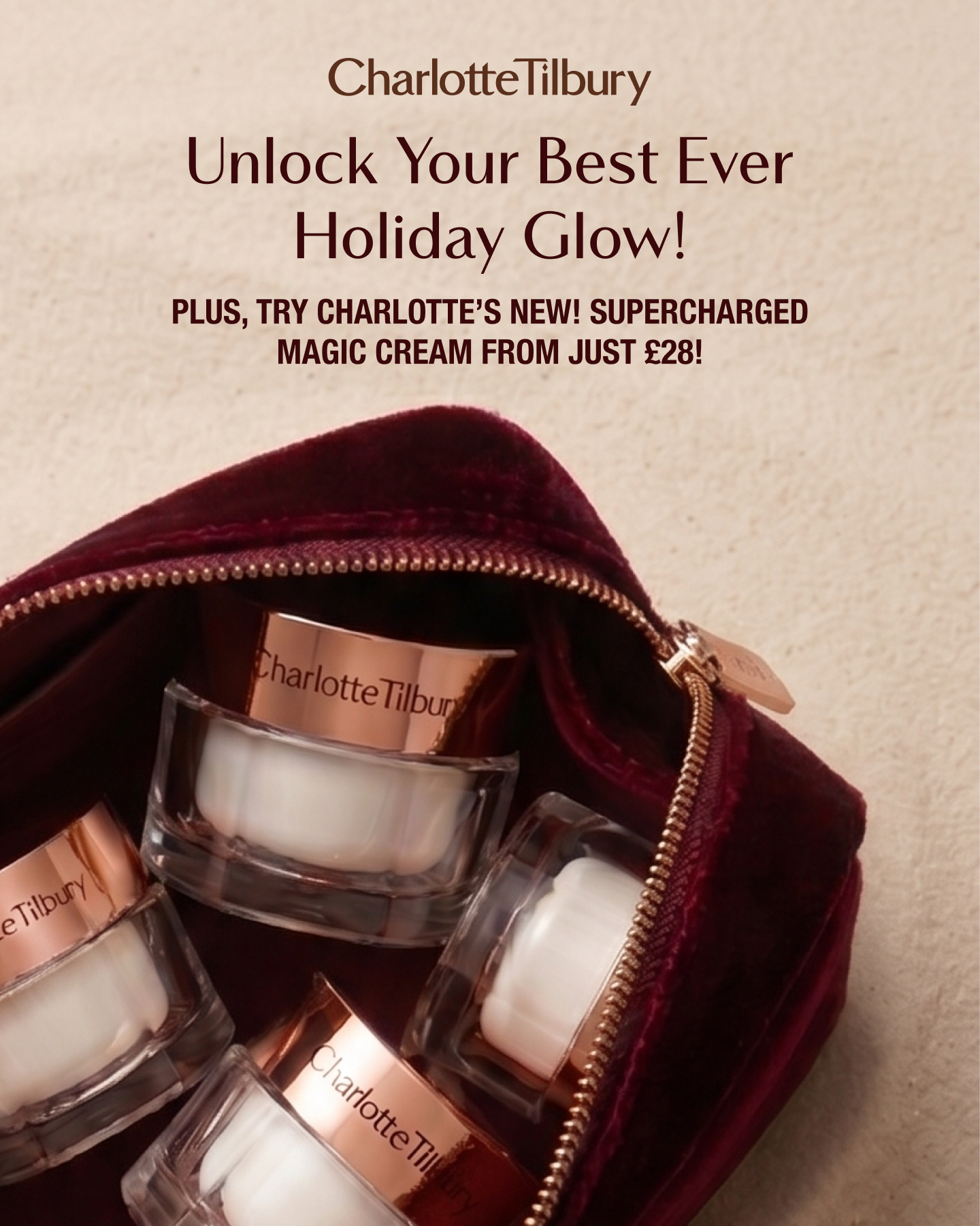 Charlotte Tilbury Skincare Facebook ad