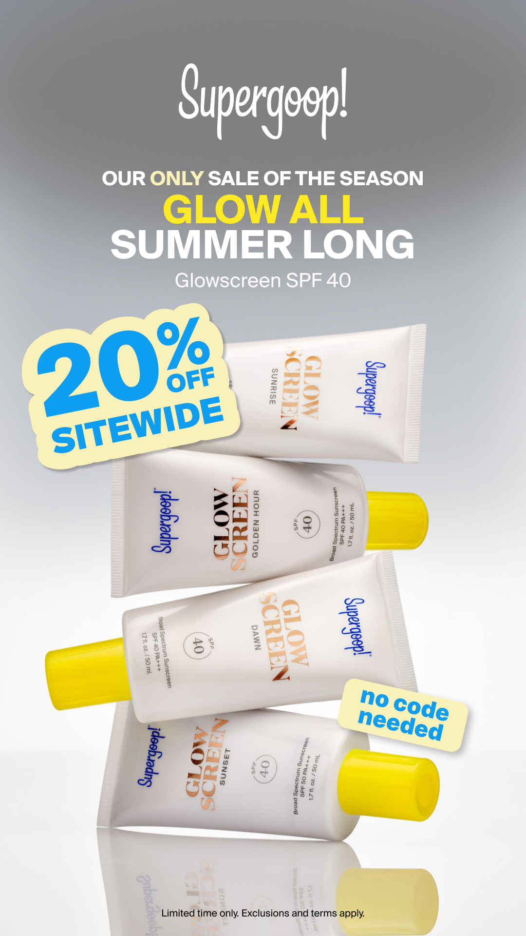 Supergoop Facebook ad