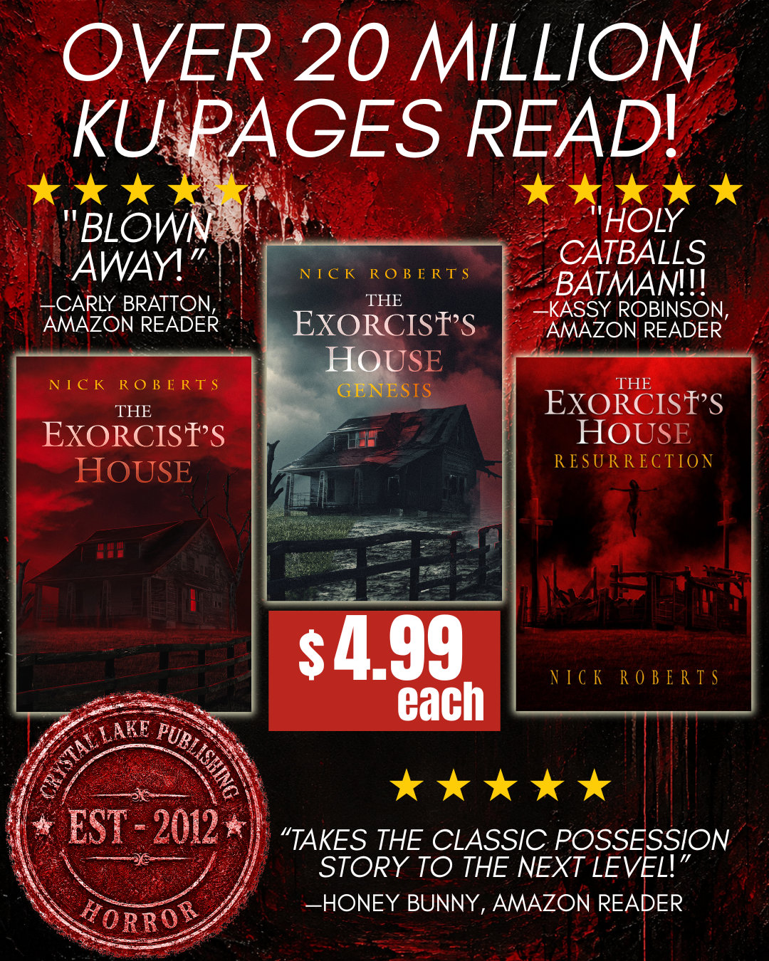Crystal Lake Publishing Facebook ad