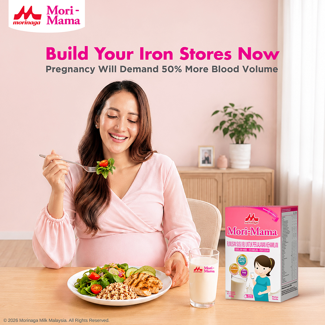 Morinaga Milk Malaysia Facebook ad: Did you know that during pregnancy, your blood…